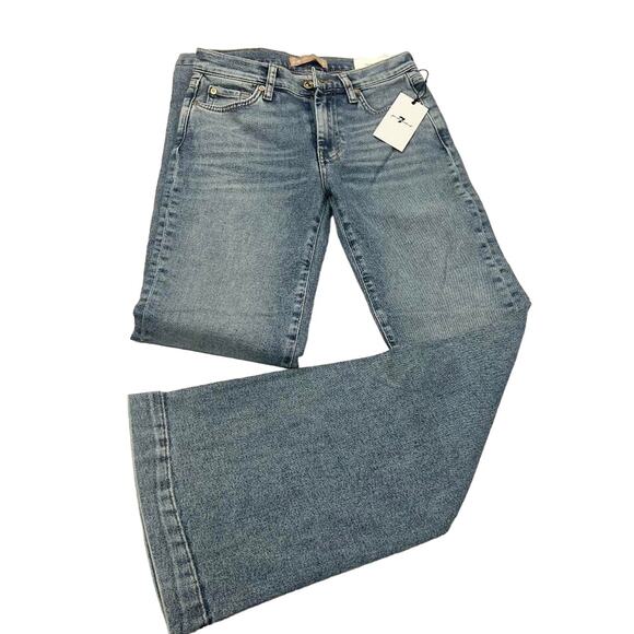 NWT! 7 FOR ALL MANKIND Tailorless Luxe Vintage Dojo in Self Made 27 - Picture 5 of 10